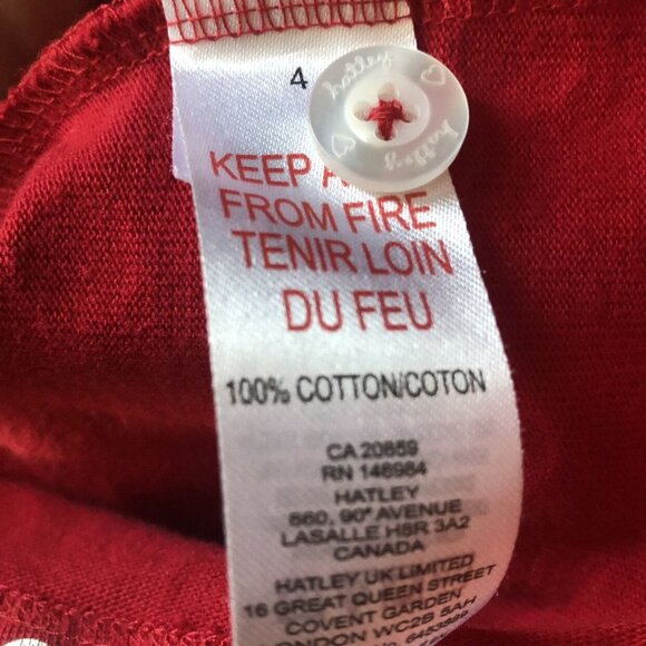 Hatley Size 4 Red polka Dot Dress - Picture 4 of 5